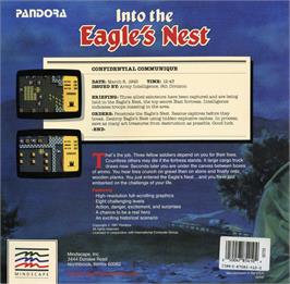 Box back cover for Into the Eagle's Nest on the Atari ST.