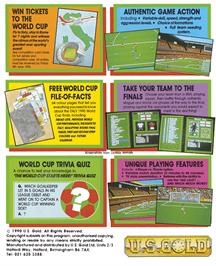 Box back cover for Italy 1990 on the Atari ST.