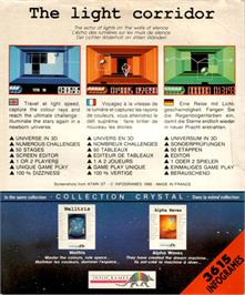 Box back cover for Light Corridor on the Atari ST.
