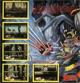 Box back cover for Lorna on the Atari ST.
