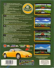 Box back cover for Lotus Turbo Challenge 2 on the Atari ST.