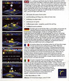 Box back cover for Manix on the Atari ST.