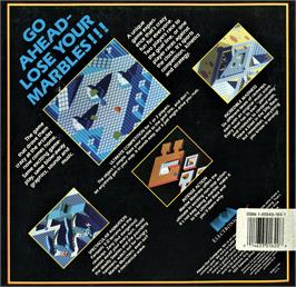 Box back cover for Marble Madness on the Atari ST.