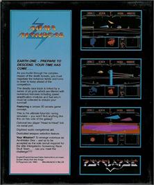 Box back cover for Matrix Marauders on the Atari ST.