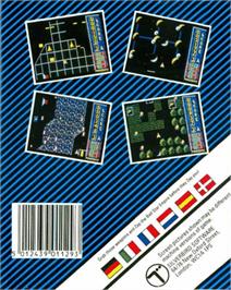 Box back cover for Mission Genocide on the Atari ST.