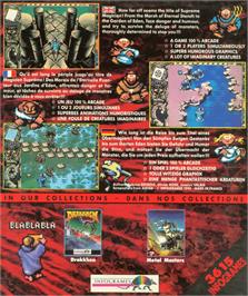 Box back cover for Mystical on the Atari ST.