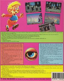 Box back cover for Nicky Boom on the Atari ST.