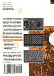 Box back cover for Oxyd on the Atari ST.