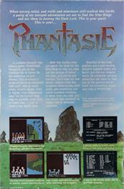 Box back cover for Phantasm on the Atari ST.