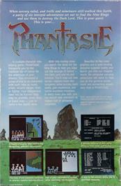 Box back cover for Phantasm on the Atari ST.