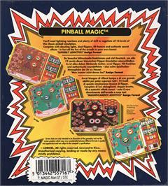 Box back cover for Pinball Magic on the Atari ST.