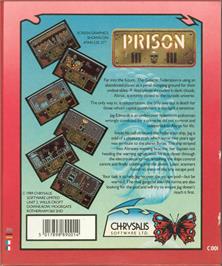 Box back cover for Prison on the Atari ST.