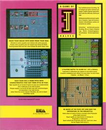 Box back cover for Projectyle on the Atari ST.