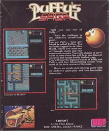 Box back cover for Puffy's Saga on the Atari ST.