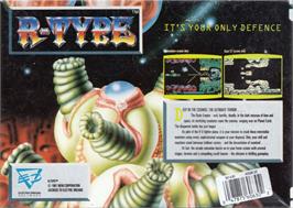 Box back cover for R-Type on the Atari ST.