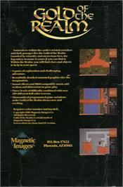 Box back cover for Realm of the Trolls on the Atari ST.