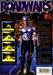Box back cover for Roadwars on the Atari ST.
