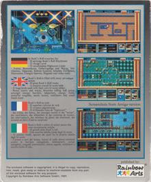 Box back cover for Rock 'n Roll on the Atari ST.