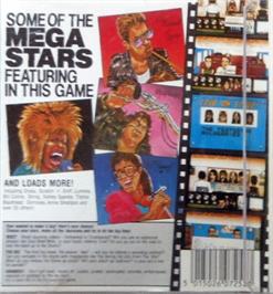 Box back cover for Rock Star Ate my Hamster on the Atari ST.