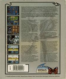 Box back cover for Rogue Trooper on the Atari ST.