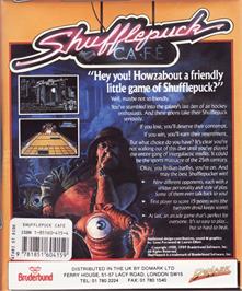 Box back cover for Shufflepuck Café on the Atari ST.