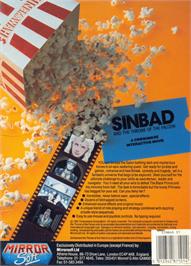 Box back cover for Sinbad And The Throne Of The Falcon on the Atari ST.