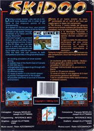 Box back cover for Sky Fox on the Atari ST.