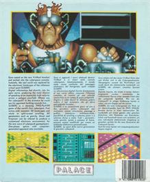 Box back cover for Sliders on the Atari ST.