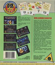 Box back cover for Snoopy and Peanuts on the Atari ST.