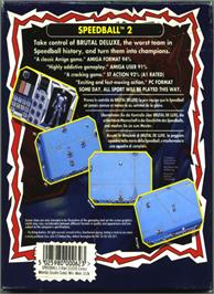 Box back cover for Speedball 2 - Brutal Deluxe on the Atari ST.