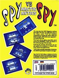 Box back cover for Spy vs Spy - Arctic Antics on the Atari ST.