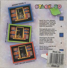 Box back cover for Stack Up on the Atari ST.