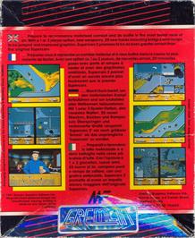 Box back cover for Super Cars 2 on the Atari ST.