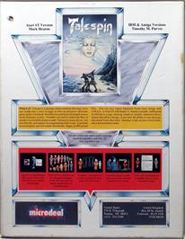 Box back cover for Talespin on the Atari ST.