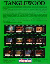 Box back cover for Tanglewood on the Atari ST.