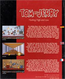 Box back cover for Tom And Jerry on the Atari ST.