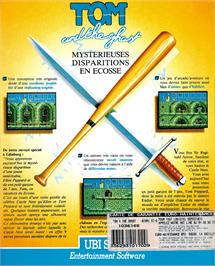 Box back cover for Tom And The Ghost on the Atari ST.
