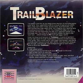 Box back cover for Trail Blazer on the Atari ST.