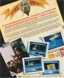Box back cover for Voyager on the Atari ST.
