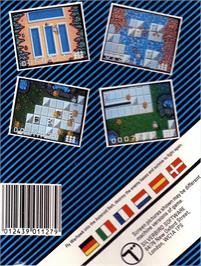 Box back cover for Warhawk on the Atari ST.