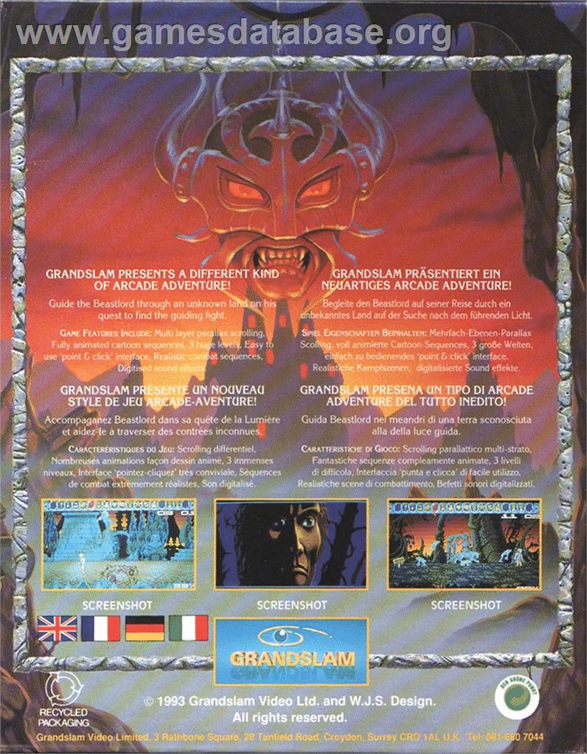 BeastLord - Atari ST - Artwork - Box Back