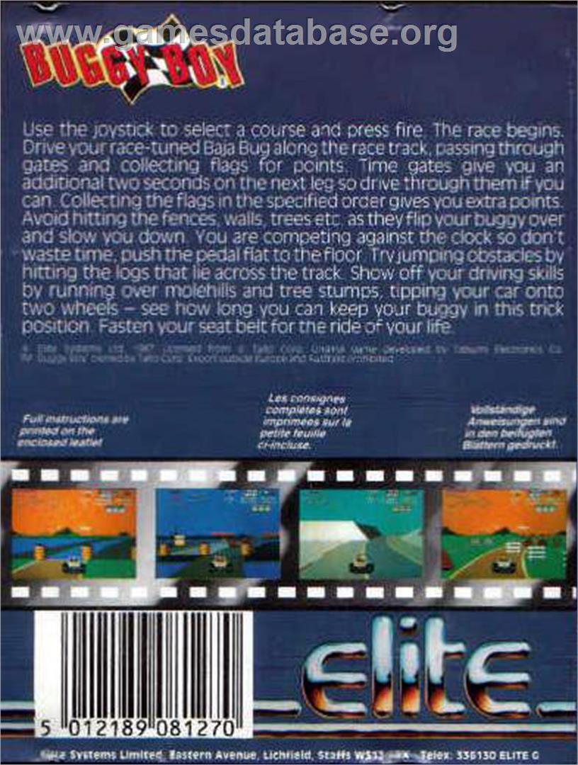 Billy Boy - Atari ST - Artwork - Box Back