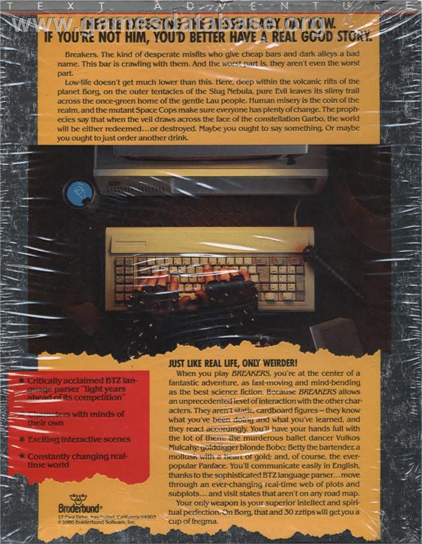 Breakers - Atari ST - Artwork - Box Back
