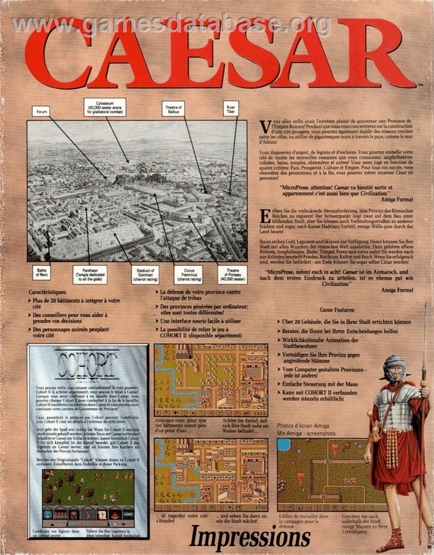 Caesar - Atari ST - Artwork - Box Back