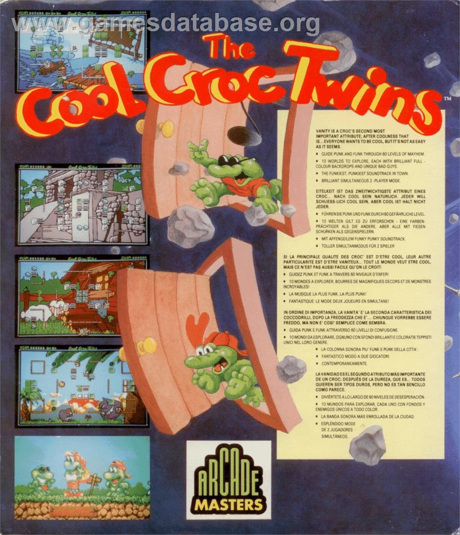 Cool Croc Twins, The - Atari ST - Artwork - Box Back