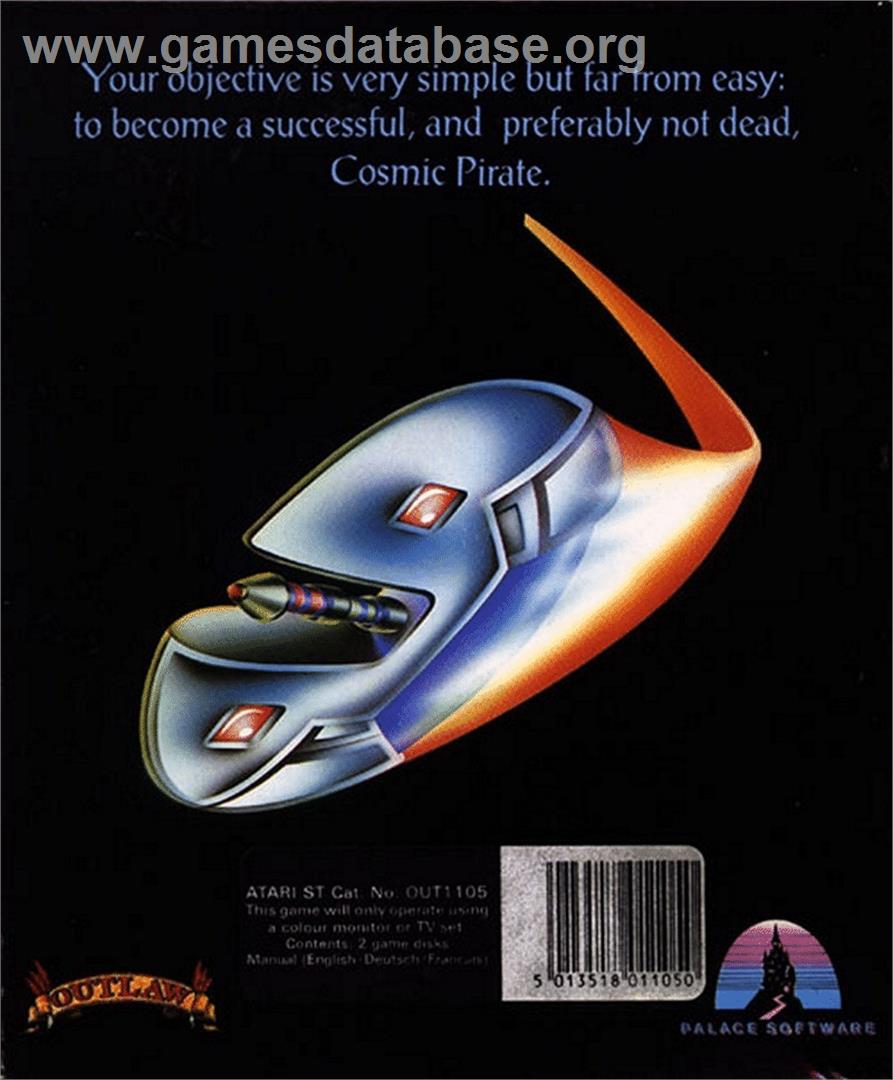 Cosmic Pirate - Atari ST - Artwork - Box Back