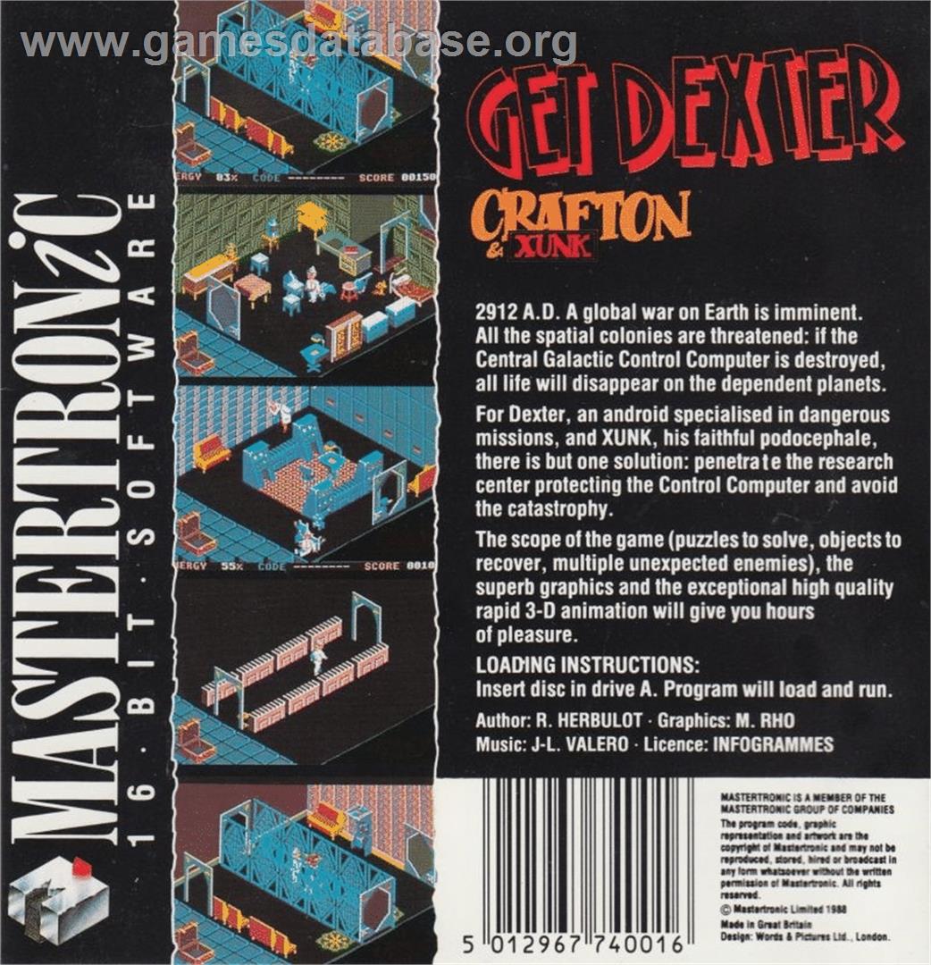 Crafton And Xunk - Atari ST - Artwork - Box Back
