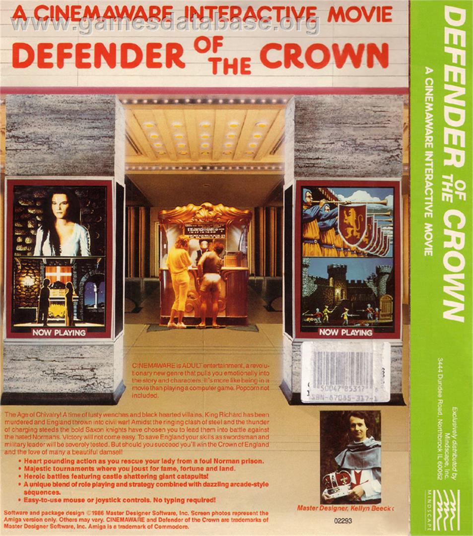 Defender of the Crown - Atari ST - Artwork - Box Back