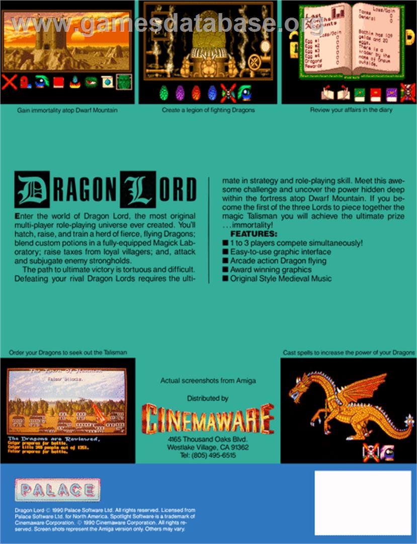 Dragons Breath - Atari ST - Artwork - Box Back