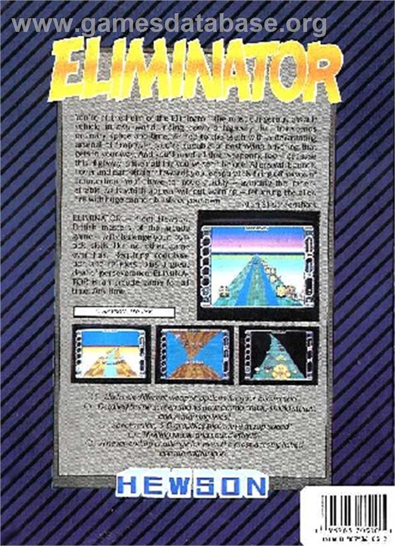 Eliminator - Atari ST - Artwork - Box Back